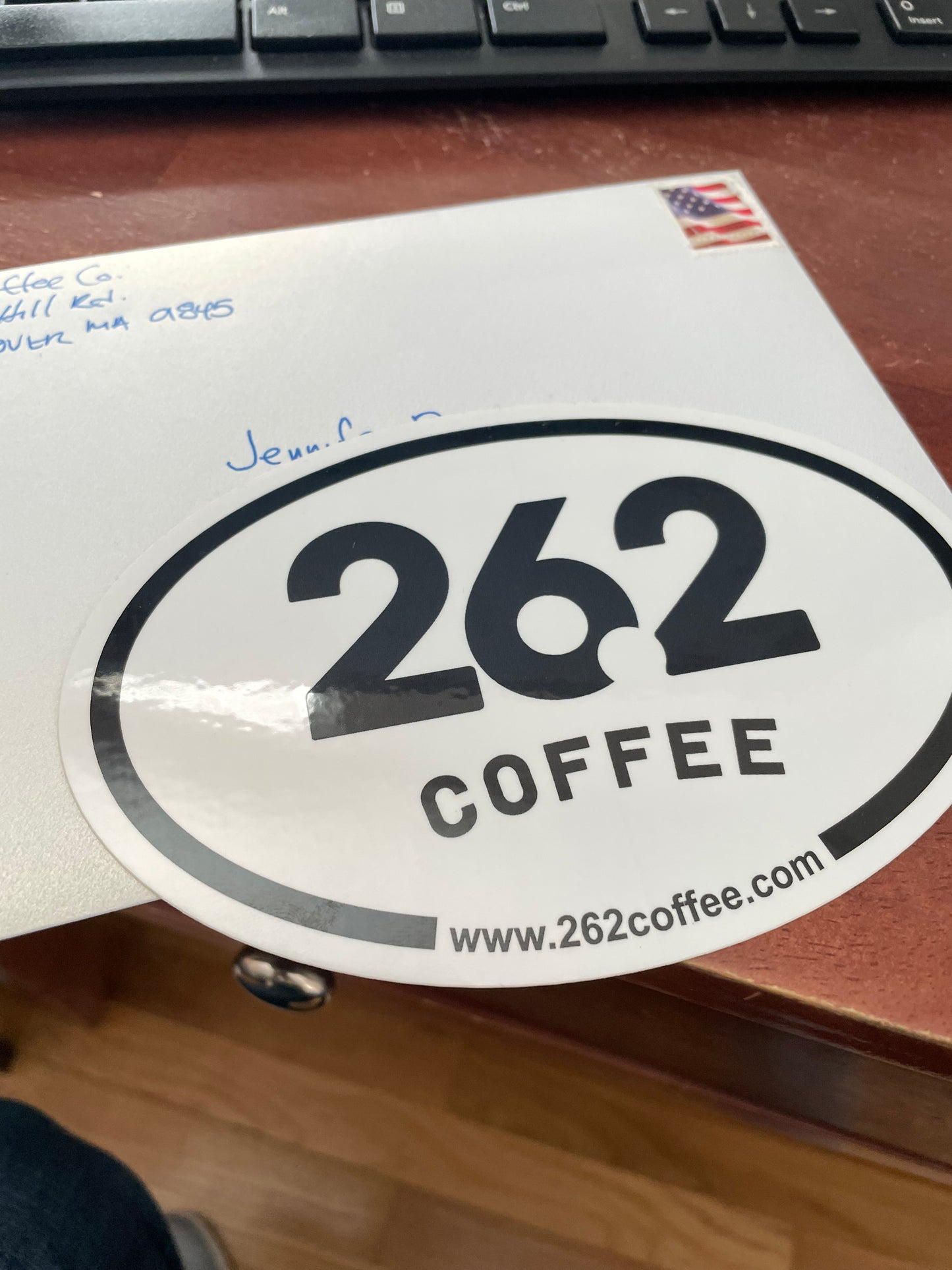 26.2 Coffee Euro Bumper Sticker
