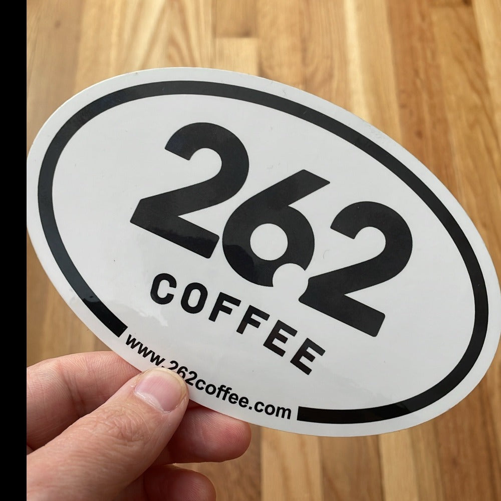 26.2 Coffee Euro Bumper Sticker